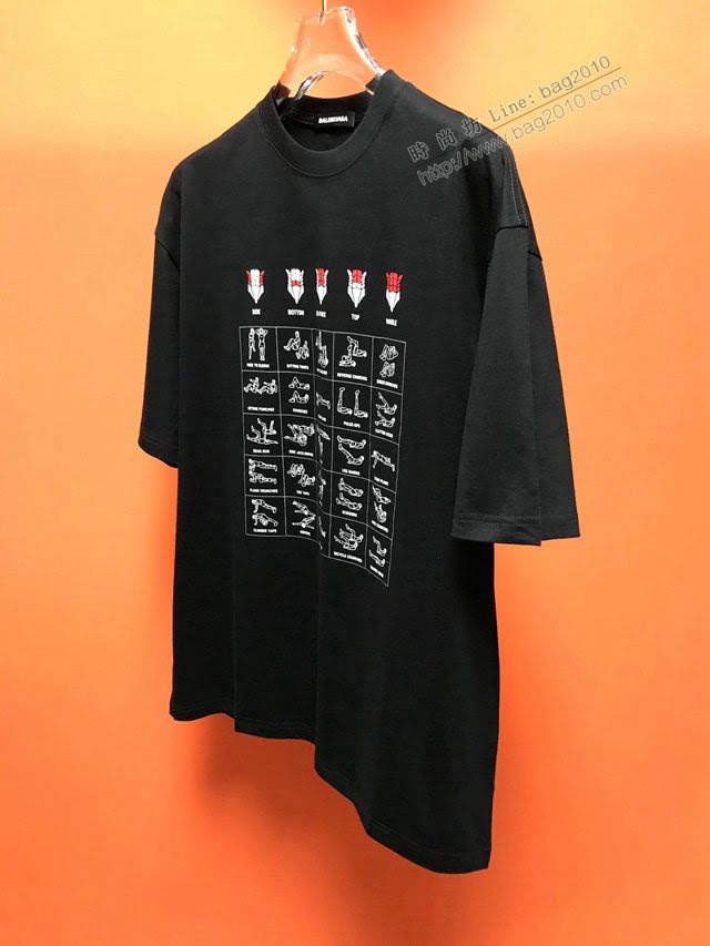 Balenciaga男T恤 2020新款 頂級版本 巴黎世家男短袖衣  tzy2435